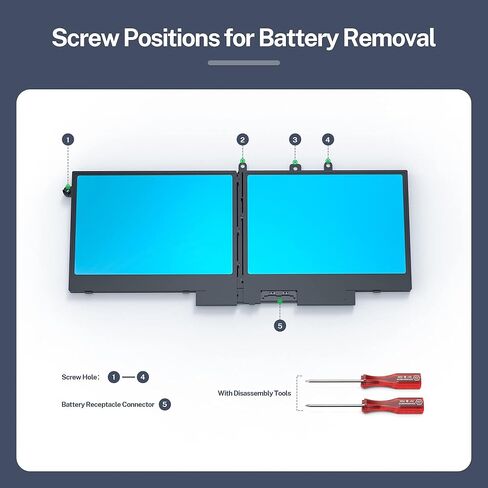 68WH GJKNX استبدال بطارية الكمبيوتر المحمول لـ Dell Latitude 5580 5480 5280 5290 5288 5488 5590 5591 5490 5491 5495 E5480 E5580 E5490 E5590 الدقة 15 3520 3530 GD1JP DY9NT 5YHR4 45 1-BBZG 7.6 فولت 4 خلايا in Kuwait