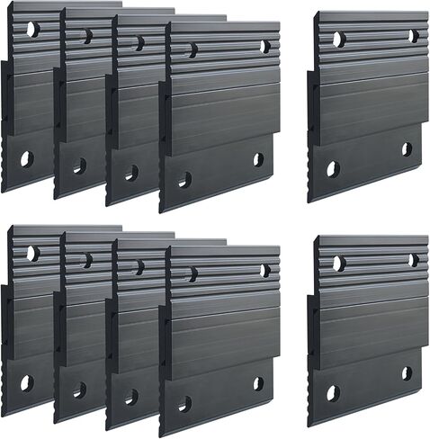 2" French Cleat Picture Hanger, 10 Pairs Heavy Duty Aluminum Z Clips Interlocking Wall Mounting Brackets with Screws for Hanging Photo Panel Mirror Whiteboard Cabinet Shelf Headboard Art (Silver) in Saudi Arabia