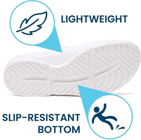 HUHV Recovery Comfort Sandals - Orthopedic Flip-Flop and Slide Sandals with Arch Support and Extra Cushion EVA Footbed for Men and Women in Saudi Arabia