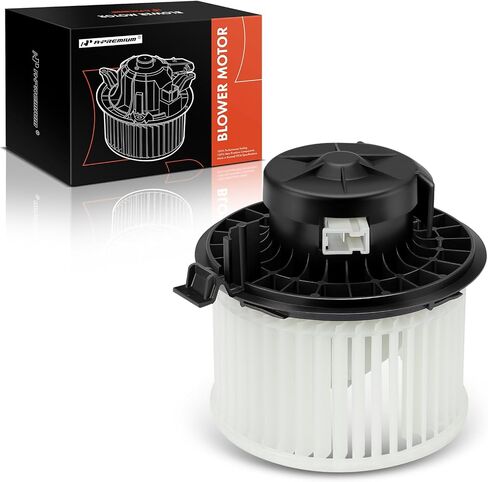 مجموعة محرك منفاخ سخان HVAC A-Premium متوافقة مع سيارات Nissan - Versa 2007 2008 2009 2010 2011 - الجانب الأمامي، استبدال # 27226-EE91C، 27226EE91C in Saudi Arabia
