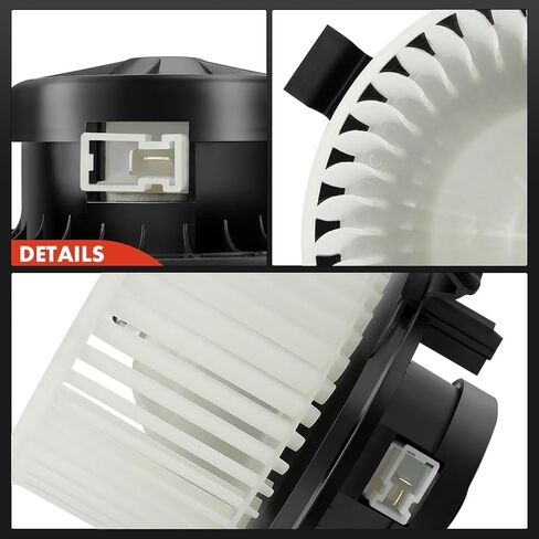 مجموعة محرك منفاخ سخان HVAC A-Premium متوافقة مع سيارات Nissan - Versa 2007 2008 2009 2010 2011 - الجانب الأمامي، استبدال # 27226-EE91C، 27226EE91C in Saudi Arabia