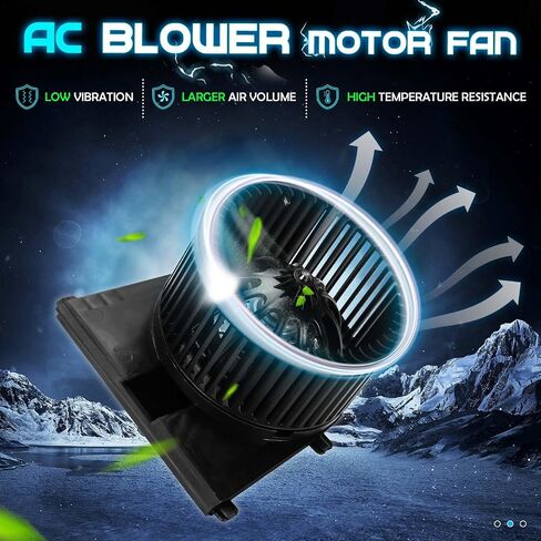 Heater A/C Blower Motor Fan Replaces for 1J1819021A for Golf 1999-2009, for GTI 2006-2010, for Beetle 1998-2010, 2000-2006 Audi TT/TT Quattro, Porsche 911/Boxster/Cayman 700158 in Saudi Arabia