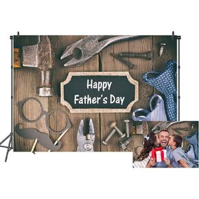 LTLYH 7x5ft Happy Father's Day Photography Backdrop Father's Day Party Decoration Backdrop Father's Day Party Decor Father's Day Banner Backdrops for Photography 101