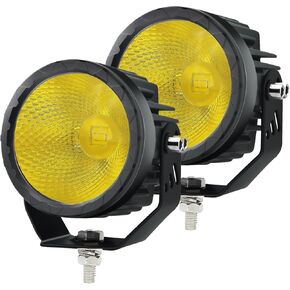 Off-road work light 3.5" 30W led driving lights Motorcycle Round Offroad white floodlight Fog Lights 2Pcs Led Pod Lights Work Auxiliary Lights Ditch Lights 12V 24V for Truck SUV Truck Boat