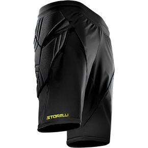 Storelli ExoShield Goalkeeper Shorts, High-Impact Protection, Sweat-Wicking, Breathable Shorts for Soccer & Heavy-Duty Sports