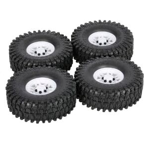 Goolsky 4Pcs AUSTAR AX-5020C 1.9 Inch 120mm Tires with Hub for 1/10 Traxxas Redcat SCX10 AXIAL RC4WD TF2 Rock Crawler