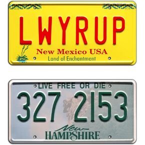 Breaking Bad | LWYRUP + 327 2153 | Metal Stamped License Plates