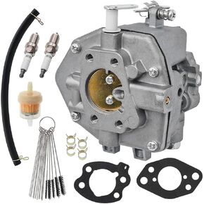 Carburetor w/Gaskets Fit for 845906 844041 844988 844039 305442 305445 305446 305447,with Spark Plug