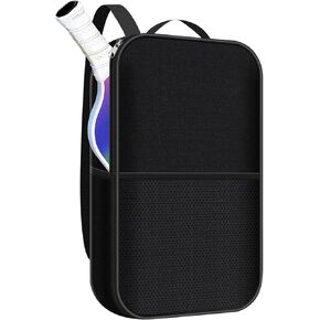 Pickleball Paddle Cover with Pocket, With Extra Storage Space Pocket for Accessories, Fits Store 2 Paddle &4balls, Zipper Closure - Waterproof Material