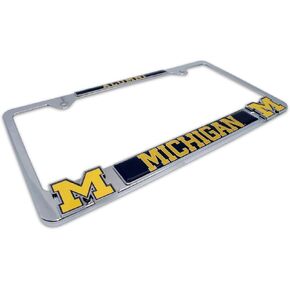 Premium All Metal Alumni License Plate Frame w/Dual 3D Logos (Alabama)