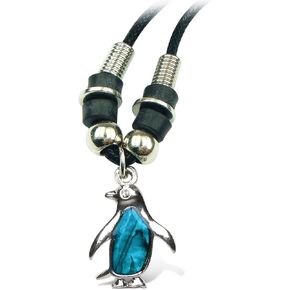Puzzled Penguin New Zealand Paw Shell Fashionable Necklace/Pendant Jewelry - Ocean Life Collection - 18 INCH Chain - Unique Gift and Souvenir - Item #6742