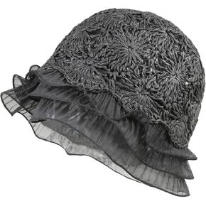 Sun Hat Womens Straw Hat Summer Beach Hat Sun Visor Packable Beach Bucket Cute Cool Hat Sun Visors Hat with Lace