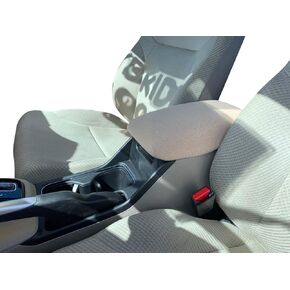 Auto Console Covers- Fits The Honda Civic 2006-2013 Center Console Armrest Cover Fleece- Black