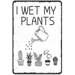 Funny Garden Decor - A Dirty Hoe is a Happy Hoe - Gardening Gifts - Vintage Outside Gardening Sign - Garden Gate Signs - 12x8 inches Aluminum Metal Sign
