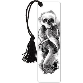 Harry Potter – Dark Mark – 2" X 7" Glossy Tassel Bookmark – Officially Licensed Merchandise