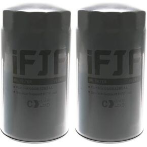 iFJF 5083285AA Oil Filter Replacement for Ram Truck 2500 3500 4500 5500 Diesel Engine 5.9L 1989-2007 6.7L 2007-2020 Replaces 5016547AA 5093092AA(Set of 2)