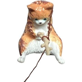 1Pc Kawaii Resin Cat Ornaments,Miniature Animal Model Creative Decoration,Aquarium Ornament,Vivid Shape DIY Aquarium Cat Fishing Ornament,Home Resin Small Ornaments Gift, Fish and Aquatic Pets