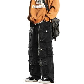 Jeans Y2k Gothic Cargo Pants Baggy Streetwear Jeans Hip Hop Joggers Parachute Pants for Men