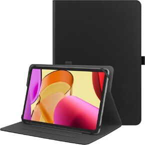 Universal 9",9.7",10.1",10.2",10.5",10.9",11" Tablet Case,Protective Cover Stand Folio Case for 9-11 Inch Tablet,Tablet Case Cover with Pen Holder for iPad, Samsung, Other Tablet-Black