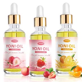 3 PCS Yoni Oil, Natural Feminine Oil for Women PH Balance, Intimate Moisturizer Deodorant Feminine Serum Oil for Wetness Eliminates Odor