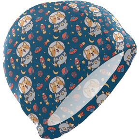 Swimming Cap Unisex Adult Swim Cap Funny Pattern for Men Women Polyester