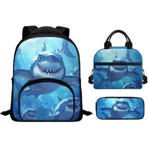 Cool Wolf School Backpack for Boys Kids School Backpack with Lunch Box for Girls Purple Print Backpacks for Boys 6-12 for School Kids Casual Daypack with Water Bottle Pockets