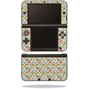 MightySkins Carbon Fiber Skin for Nintendo 3DS XL Original (2012-2014) - 90s Fun | Protective, Durable Textured Carbon Fiber Finish | Easy to Apply, Remove, and Change Styles | Made in The USA