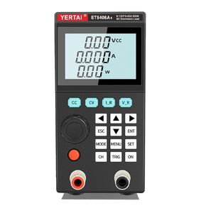 Electronic Load Tester, ET5406A+ 200W Programmable DC Load Testers 20A 120V Battery Capacity Detector in Charger, Liner Power, Grey