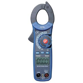 REED Instruments R5030 True RMS AC/DC Clamp Meter with Temperature and Non-Contact Voltage Detector, 500A, Black