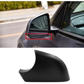 Wing Mirror Cover Holder Lower Tray Compatible with 2017-2023 Tesla Model 3 Mirror Bottom Cover Repair (Model 3, Driver Left Side-Black)