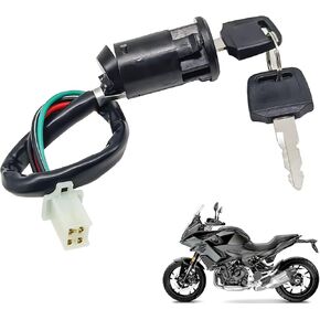 4 Wire Ignition Switch with Keys 4 Wire for 50cc 70cc 90cc 110cc 125cc 150cc 200cc 250cc Buyang Coolster Kazuma Sunl Chinese ATV & Scooters Electric Scooter Motorcycle Switch
