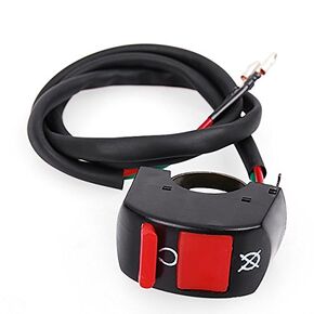 Black Red Kill ON-OFF Switch For ATV Motorcycle Scooter Dirt Bike w/7/8'' 22mm Handle Bar