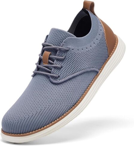 SILENTCARE Mens Mesh Dress Sneakers Fashion Business Casual Shoes for Men Black Oxford Tennis Slip on Walking Shoes Breathable Lightweight Workout Footwear in Saudi Arabia