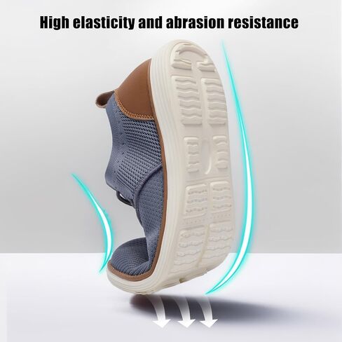 SILENTCARE Mens Mesh Dress Sneakers Fashion Business Casual Shoes for Men Black Oxford Tennis Slip on Walking Shoes Breathable Lightweight Workout Footwear in Saudi Arabia