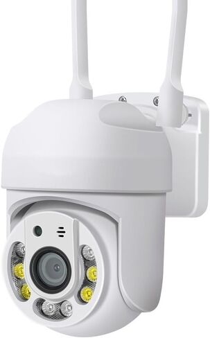 3MP Security Camera Outdoor WiFi Bullet Surveillance Cameras 360° View, Surveillance Cameras with Motion Detection,Waterproof Full Color Night Vision in Kuwait