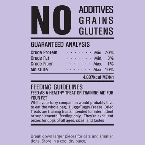 Freeze Dried Treats Pollack Fish for Dog and Cat - Natural Single Ingredient, Pet Food Pet Treat High Protein - No Fillers, Preservatives, or Additives, Gluten and Grain Free - 3.35 Oz in Saudi Arabia