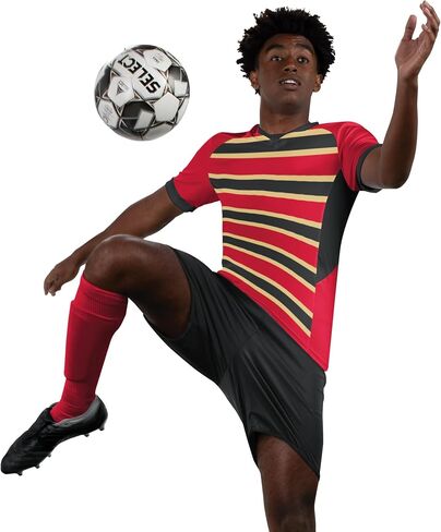 شورت كرة القدم للرجال من Augusta Sportswear Standard High Five Play90 Coolcore، أزرق، 3X-Large in Saudi Arabia
