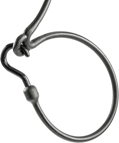 حبل مطاطي مثالي سهل التمدد مع انحناء على شكل حرف U + حلقة، 91.44 سم، أسود، 4 عبوات in Kuwait