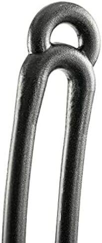 حبل مطاطي مثالي سهل التمدد مع انحناء على شكل حرف U + حلقة، 91.44 سم، أسود، 4 عبوات in Kuwait