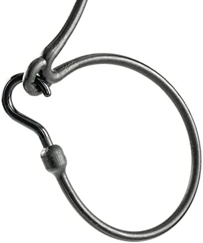 حبل مطاطي مثالي سهل التمدد مع انحناء على شكل حرف U + حلقة، 91.44 سم، أسود، 4 عبوات in Kuwait