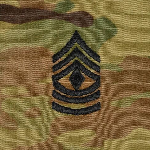 U.S. Army First Sergeant Rank 1SGT OCP Sew On in Saudi Arabia