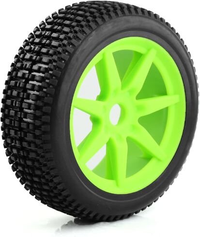 إطارات RC مثبتة مسبقًا 4.6 بوصة عرض 1.65 بوصة حافة 7 تكلم 17 مم سداسية لـ Arrma Typhon 6S BLX Typhon 3S BLX Typhon Mega 550 ترقيات (أخضر) in Kuwait