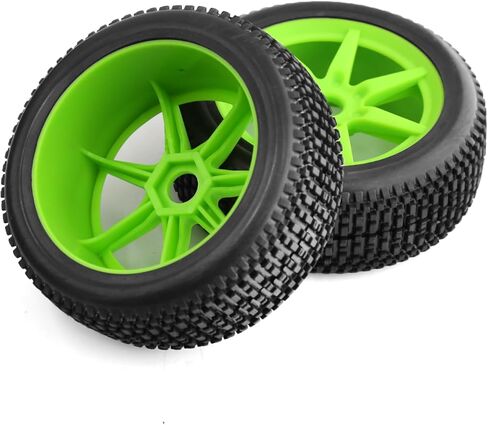 إطارات RC مثبتة مسبقًا 4.6 بوصة عرض 1.65 بوصة حافة 7 تكلم 17 مم سداسية لـ Arrma Typhon 6S BLX Typhon 3S BLX Typhon Mega 550 ترقيات (أخضر) in Kuwait