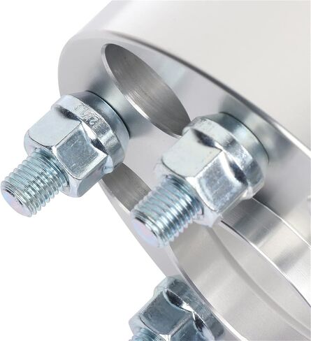 ECCPP 4 قطع 5 فواصل عجلات العروة 5x4.5 إلى 5x4.5 12x1.5 64.1 مم 1.5 بوصة فضية متوافقة مع 2006-2019 لفواصل العجلات المدنية 2012-2015 لفواصل العجلات Crosstour 1997-2019 لفواصل العجلات CR-V in Saudi Arabia