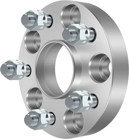 ECCPP Two Pair of 1 inch 5x4.5 Hubcentric Wheel Spacers 5 Lug 5x114.3 to 5x114.3mm Fits for CR-Z for Civic for S2000 with 12x1.5 Studs in Saudi Arabia