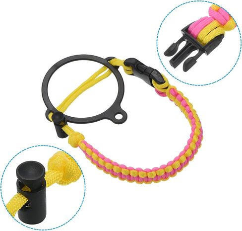 PATIKIL Water Bottle Holder, Paracord Handle Carrying Lanyard Strap Carrier with Ring for 12oz to 64oz Wide Mouth Bottles in Saudi Arabia