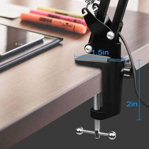 weishan Manicure Light for Table Nail lamp for Desk, lampara para mesa de uñas Profesional, Swing Arm LED Bar USB Lights in Saudi Arabia