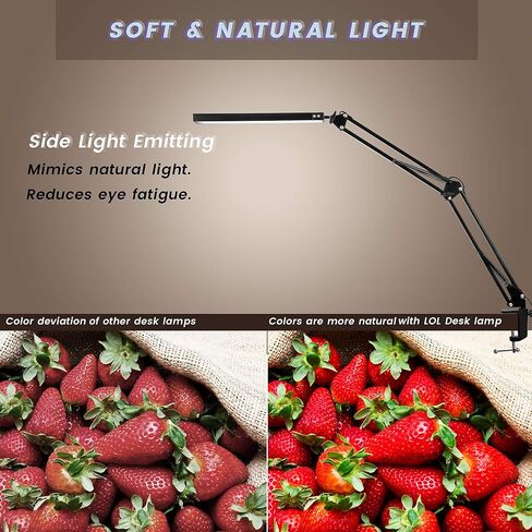 weishan Manicure Light for Table Nail lamp for Desk, lampara para mesa de uñas Profesional, Swing Arm LED Bar USB Lights in Saudi Arabia