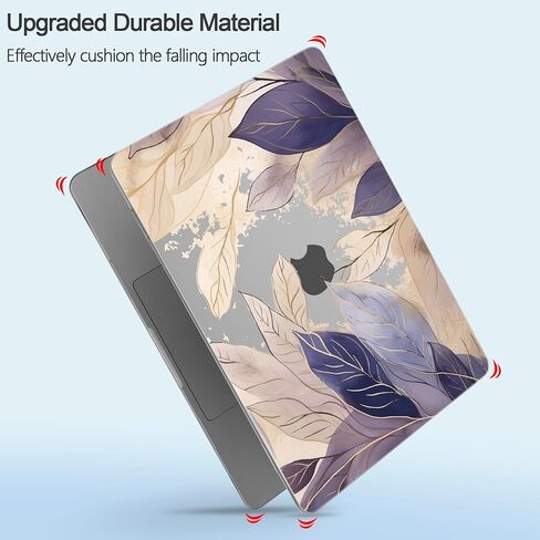 Designed for M3/M2/M1 MacBook Pro 16 inch Case 2023 2021 A2991 A2780 A2485 Pro/Max, Ultra-Thin Hard Shell Case with Keyboard Cover & USB Adapter & Webcam Cover, Abstract Flowers in Saudi Arabia