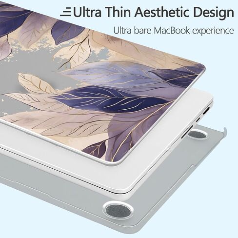 Designed for M3/M2/M1 MacBook Pro 16 inch Case 2023 2021 A2991 A2780 A2485 Pro/Max, Ultra-Thin Hard Shell Case with Keyboard Cover & USB Adapter & Webcam Cover, Abstract Flowers in Saudi Arabia